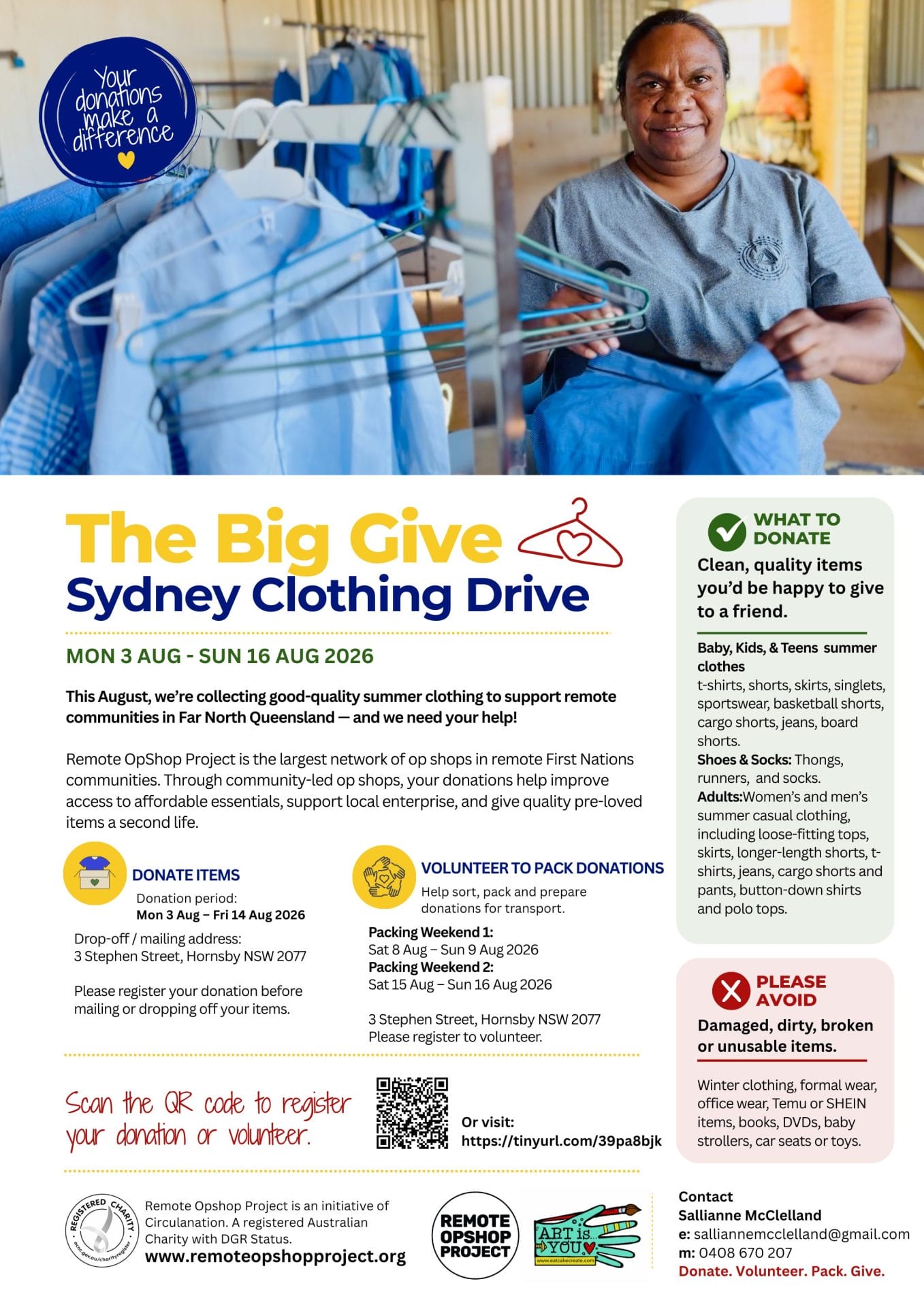 The Big Give Clothing Drive
